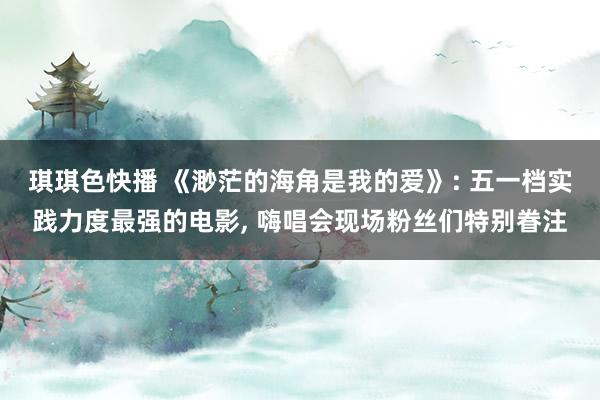 琪琪色快播 《渺茫的海角是我的爱》: 五一档实践力度最强的电影， 嗨唱会现场粉丝们特别眷注